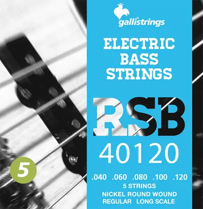 Galli String - RSB 40120 (040-120) / 니켈 5현 베이스 스트링