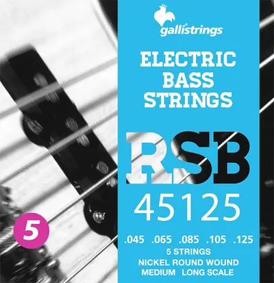 Galli String - RSB 45125 (045-125) / 니켈 5현 베이스 스트링