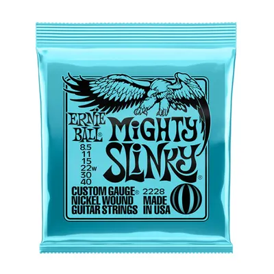 Ernie Ball 어니볼 일렉기타줄 MIGHTY SLINKY Nickel Wound [2228] (8.5-40)