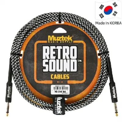 Muztek 악기케이블 Retro Sound Cable 3m [RS-300 BS]