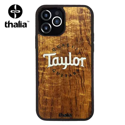 Thalia 아이폰 12 & 12 PRO 케이스 AAA Curly Hawaiian Koa/Taylor Logo