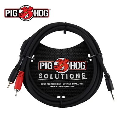 PIG HOG Stereo Breakout Cable / 3.5mm to Dual RCAPB-S3R06 1.8m