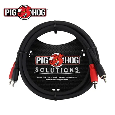 PIG HOG Dual Cable (RCA-RCA) PD-RCA06 1.8m