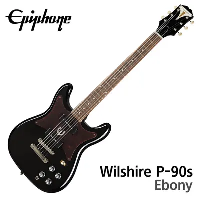 에피폰 Epiphone 일렉기타 Wilshire P-90s Ebony (EOWLEBNH1)