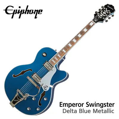 에피폰 Epiphone 일렉기타 Emperor Swingster Delta Blue Metallic (ETS2DBMNB1)