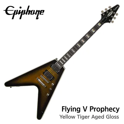 에피폰 Epiphone 일렉기타 Flying V Prophecy Yellow Tiger Aged Gloss (EIVYYTABNH1)
