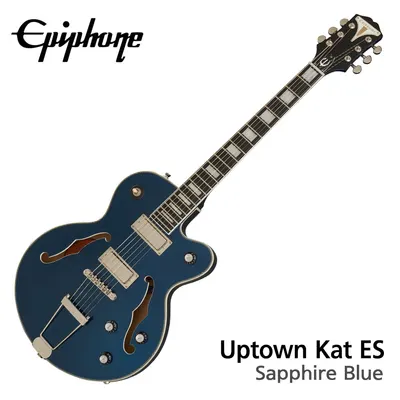에피폰 Epiphone 일렉기타 Uptown Kat ES Sapphire Blue (ETUESBMNH1)