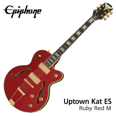 에피폰 Epiphone 일렉기타 Uptown Kat ES Ruby Red M (ETUERUMGH1)