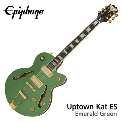 에피폰 Epiphone 일렉기타 Uptown Kat ES Emerald Green (ETUEEGMGH1)