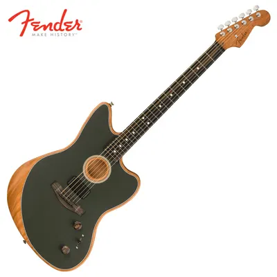 Fender USA American Acoustasonic Jazzmaster Tungsten (097-2313-259)