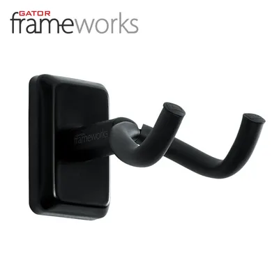 Gator Frameworks 게이터 기타 행거 Guitar Wall Hanger (Black)
