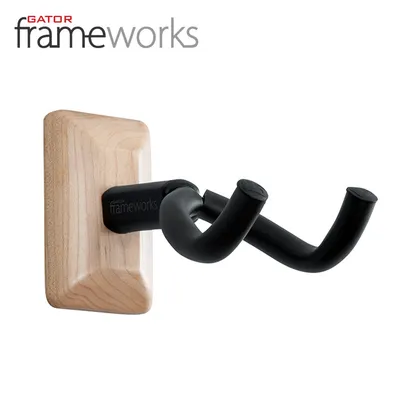 Gator Frameworks 게이터 기타 행거 Guitar Wall Hanger (Maple)
