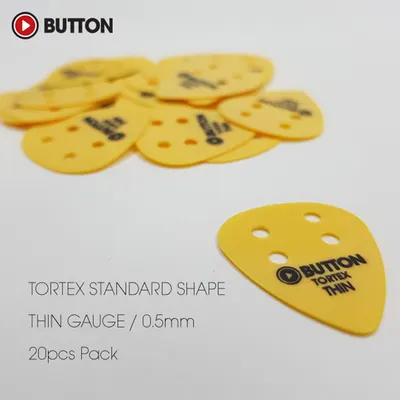Button 버튼 Tortex Standard Thin 0.5mm 피크 [BTS-20] (20개 한봉지)