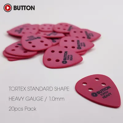 Button 버튼 Tortex Standard Heavy 1.0mm 피크 [BTS-20] (20개 한봉지)