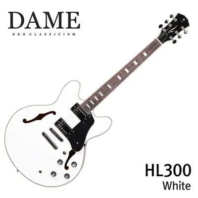 DAME 일렉기타 세미할로우 HL 300 White