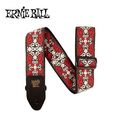 Ernie Ball 어니볼 스트랩 Classic Jacquard Strap RED TRELLIS [P04695] (EBAC-311)