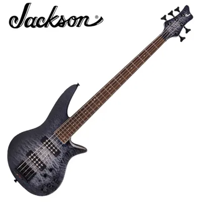 Jackson 스펙트라 5현 베이스기타 X Series SPECTRA SBXQ V - 퀼티드 메이플 탑 Transparent Black Burst