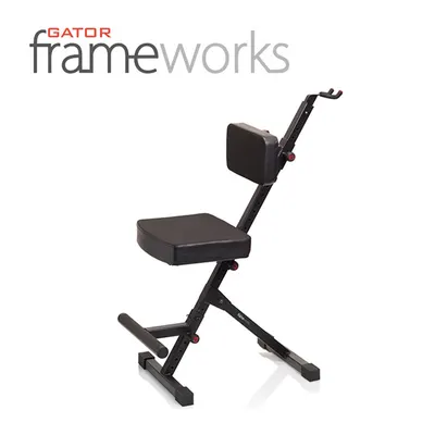 Gator Frameworks 게이터 연주용 의자+스탠드 (GFW-GTR-SEATDLX)