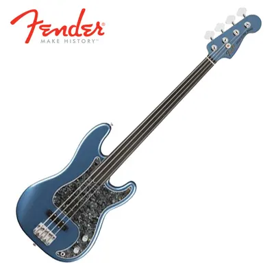 Fender USA Artist Tony Franklin Fretless Precision Bass Lake Placid Blue (019-0085-802)