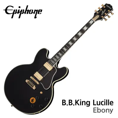 왕의귀환! New 비비킹루실 Epiphone 일렉기타 B.B.King Lucille (Ebony) [IGBBKEBGH3] 하드폼케이스포함