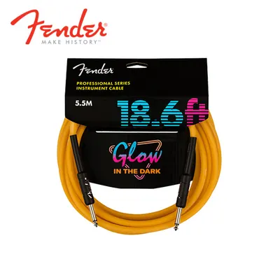 Fender 악기케이블 Pro Glow In the Dark Cable 18.6 Orange (099-0818-113)