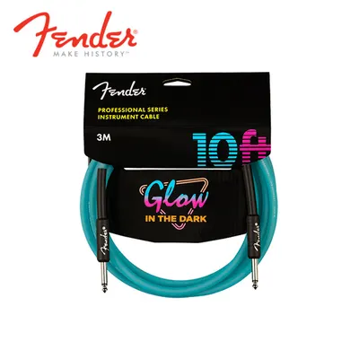 Fender 악기케이블 Pro Glow In the Dark Cable 10 Blue (099-0810-108)