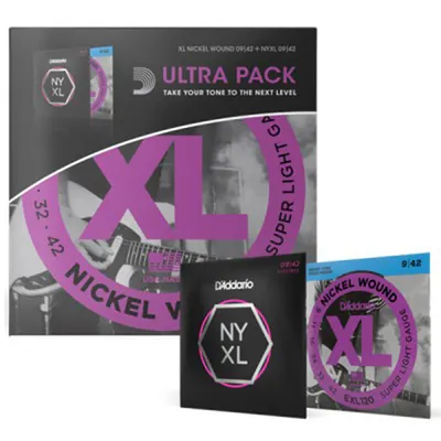 Daddario Ultra Pack 일렉기타 스트링 패키지 EXL120+NYXL0942 [009-042]