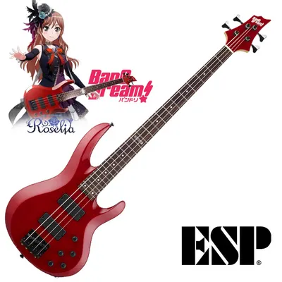 ESP 베이스 BanG Dream Roselia BTL Bass Lisa