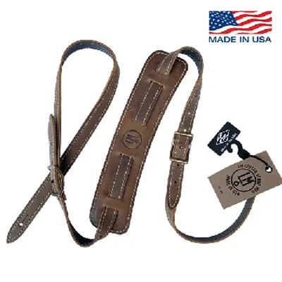 LM Products 스트랩 Vintage Pad Distressed Leather - Brown