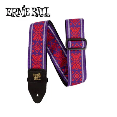 Ernie Ball 어니볼 스트랩 ROYAL FLUSH RED JACQUARD STRAP [P05330] (EBAC-330)