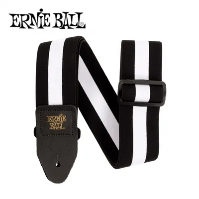Ernie Ball 어니볼 스트랩 STRETCH COMFORT RACER WHITE STRAP [P05327] (EBAC-327)