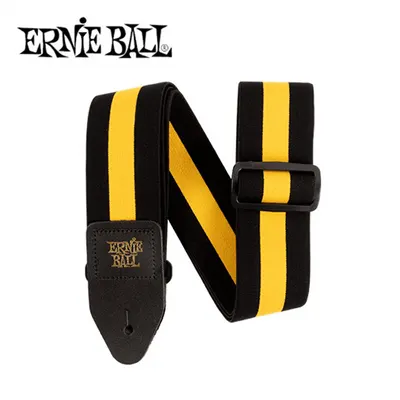 Ernie Ball 어니볼 스트랩 STRETCH COMFORT RACER YELLOW STRAP [P05328] (EBAC-328)