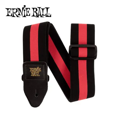 Ernie Ball 어니볼 스트랩 STRETCH COMFORT RACER RED STRAP [P05329] (EBAC-329)