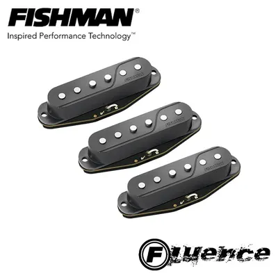 Fishman 피쉬맨 Fluence Single Width Pickup Set For Strat [BLACK] / PRF-STR-BK3