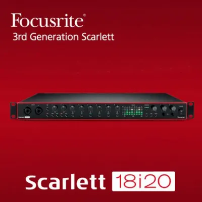 Focusrite Scarlett 18i20 (3rd Gen)스칼렛 USB 오디오인터페이스