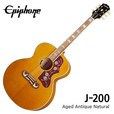 에피폰 Epiphone 통기타 J-200 Aged Antique Natural (IGMTJ200ANAGH1)