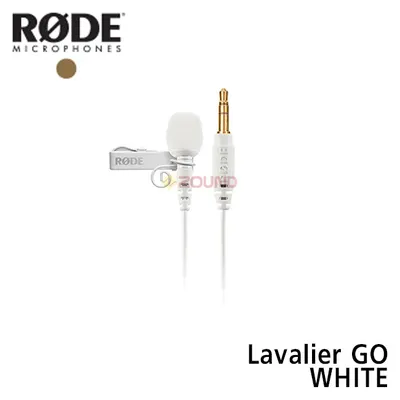 RODE 마이크 LavalierGO 핀마이크 화이트