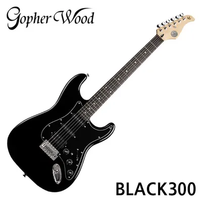 Gopher Wood 고퍼우드 일렉기타 S-classic III BLACK300