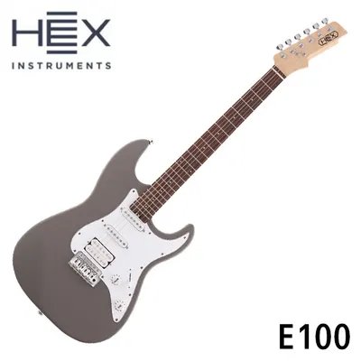 HEX 헥스 입문용 일렉기타 E100 S/AB(Satin Finish Ash Brown)