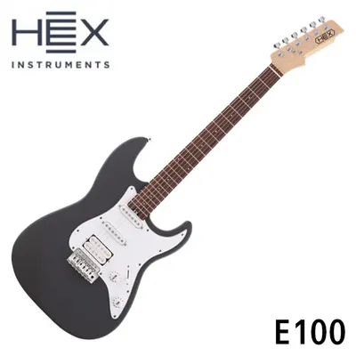 HEX 헥스 입문용 일렉기타 E100 S/SG(Satin Finish Slate Gray)