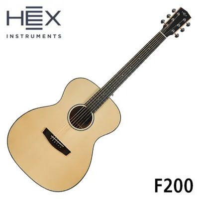 헥스 HEX 통기타 F200 탑솔리드 OM바디