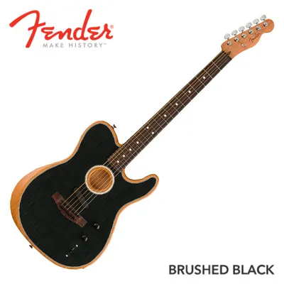 10/8일 입고 예정 예약 판매! Fender Mexico Acoustasonic Player Telecaster Brushed Black (097-2213-239)