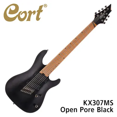 콜트의 7현 멀티스케일! Cort 일렉기타 KX307MS Open Pore Black