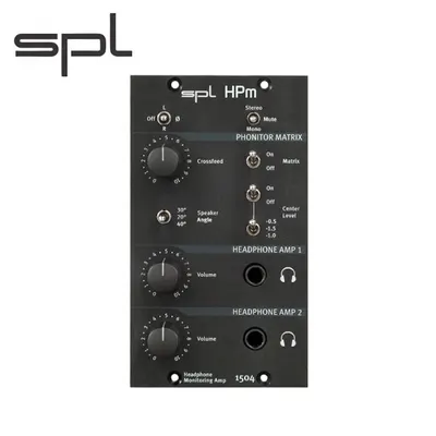 SPL 듀얼 슬롯 500 시리즈 랙 모듈 - 헤드폰 모니터링 앰프 HPm