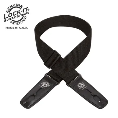 Lock It 스트랩 나일론 Black [LIS-001-P2-BLK] Made in USA