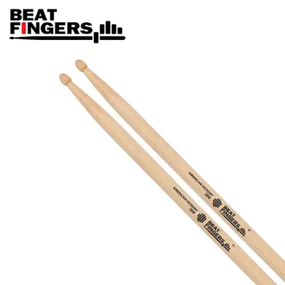 BEAT FINGERS 북미산 히코리 드럼스틱 BF-AH2BW (2B사이즈)