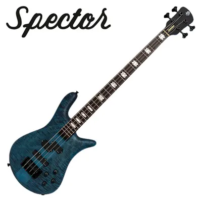 Spector 스펙터 베이스 EURO 4 LX Black & Blue Matte (EURO4LXBBM)