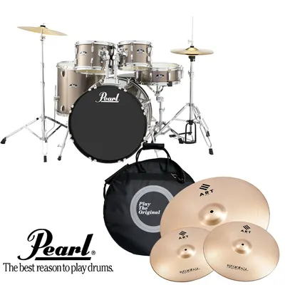 Pearl 드럼세트 Roadshow 123 드럼 심벌 할인 패키지 (Istanbul Agop ART3 심벌세트)