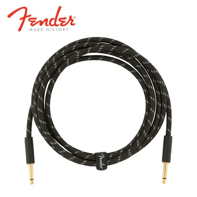 Fender 악기케이블 Deluxe Series Instrument Cable Black Tweed