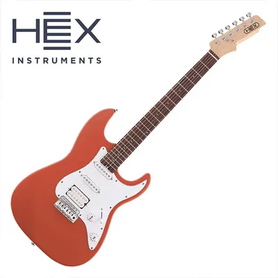 HEX 헥스 입문용 일렉기타 E100 S/FR (Satin Finish Fiesta Red)